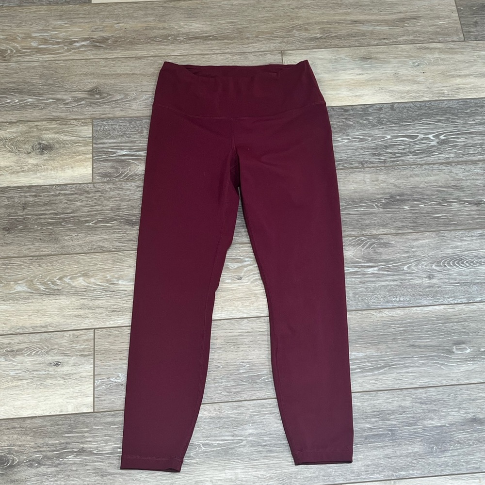Yogalicious Lux Maroon Leggings